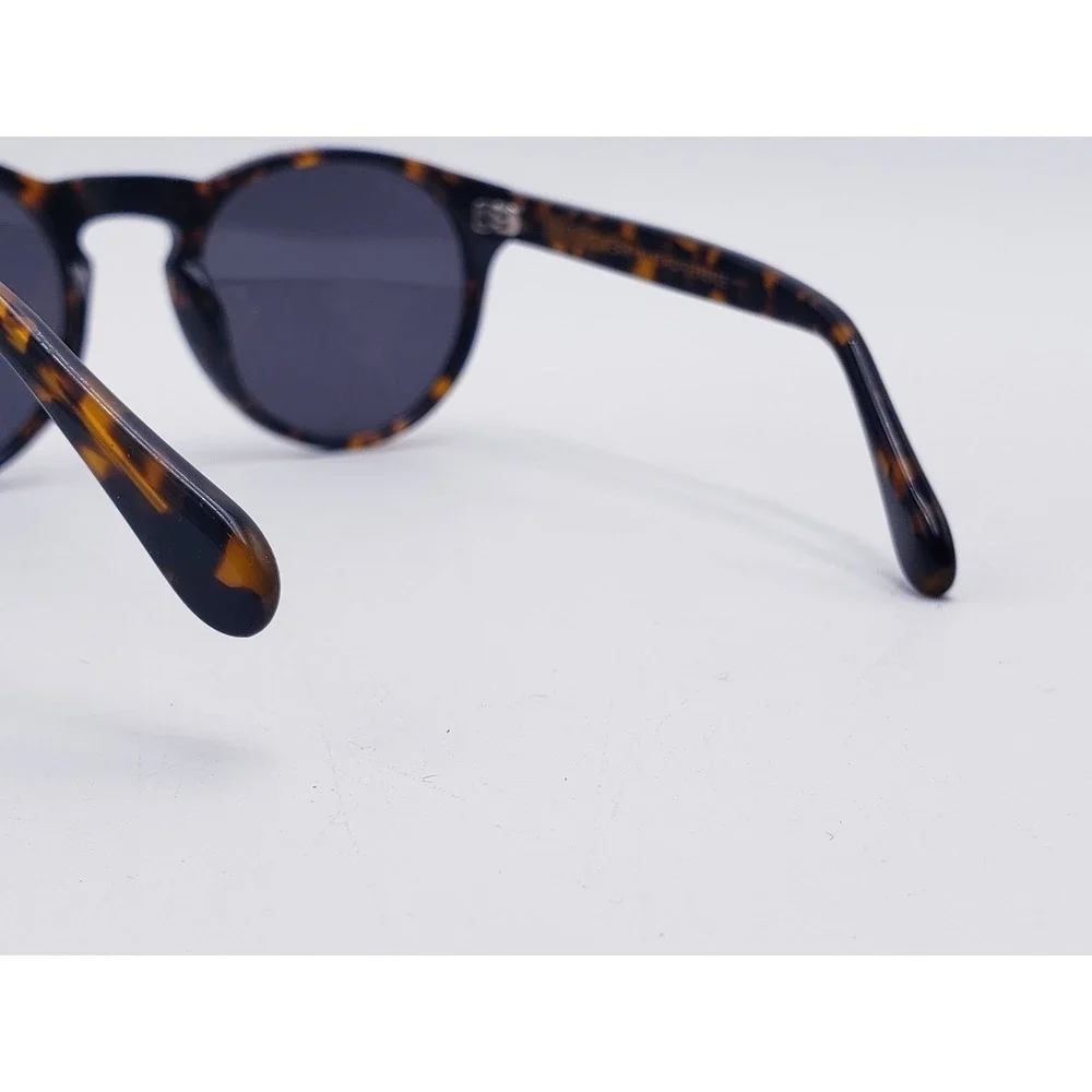 DIFF Eyewear Cody Polarized Tortoise Shell Round Sunglasses